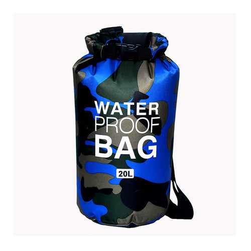30l Waterproof Swimming Bag Dry Sack Camouflage Colors Fishing Boating