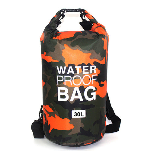 30l Waterproof Swimming Bag Dry Sack Camouflage Colors Fishing Boating