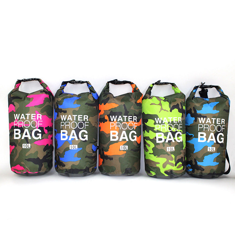 30l Waterproof Swimming Bag Dry Sack Camouflage Colors Fishing Boating