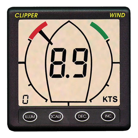 Clipper Tactical True Apparent Wind Display Repeater CLIPTWNDRP