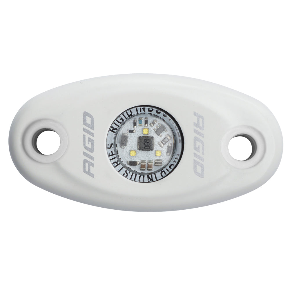 RIGID Industries ASeries White Low Power LED Light  Single  White 480153