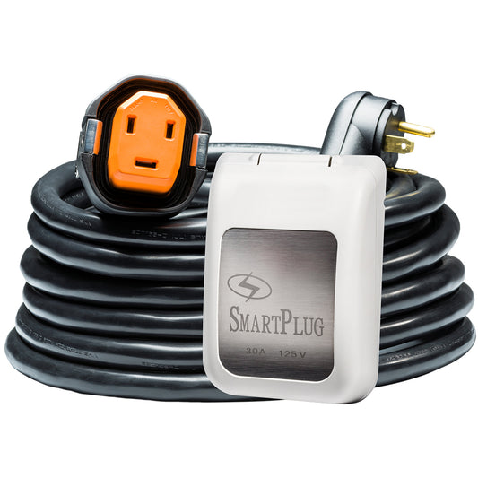 SmartPlug RV Kit 30 AMP Dual Configuration Cordset  White Inlet Combo  30 R30303BM30PW