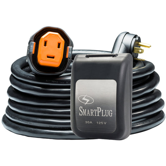 SmartPlug RV Kit 30 AMP Dual Configuration Cordset  Black Inlet Combo  30 R30303BM30PB