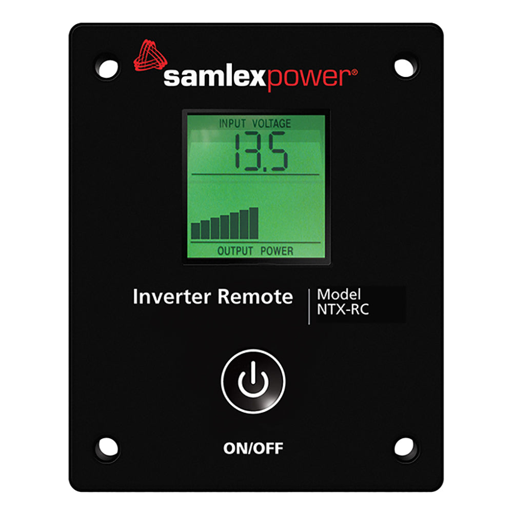 Samlex NTXRC Remote Control wLCD Screen fNTX Inverters NTXRC