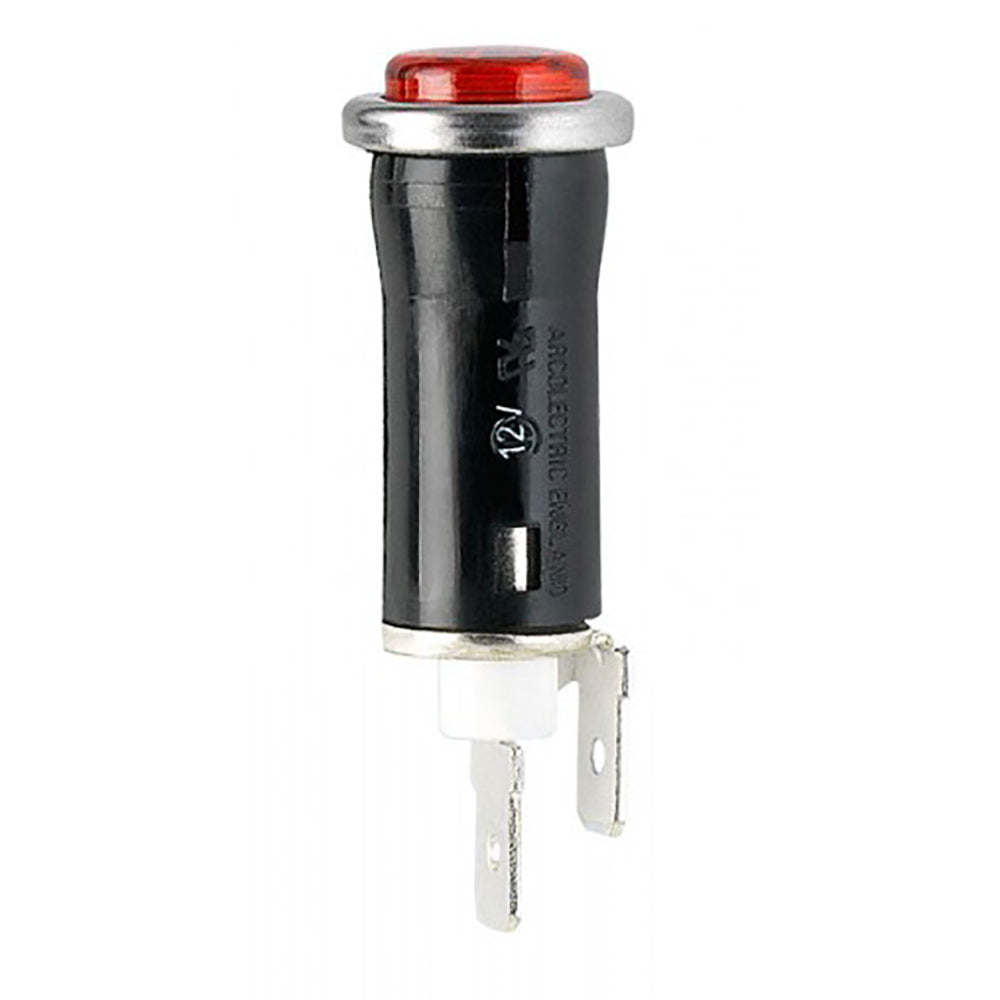 VDO Red SnapIn Panel Mount Light  12V 600844