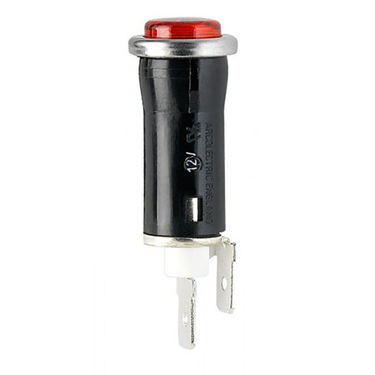 VDO Red SnapIn Panel Mount Light  12V 600844