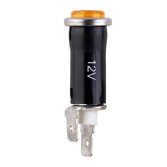 VDO Yellow SnapIn Panel Mount Light  12V 600846