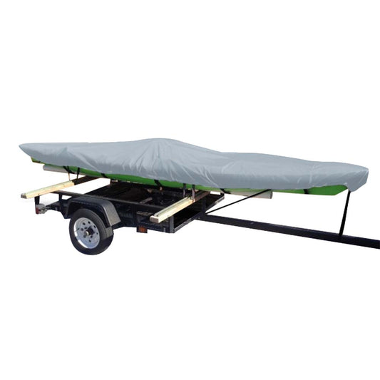 Carver PolyFlex II Extra Wide StyledtoFit Cover f135 Fishing Kayaks Trailerable Grey 4013XF10