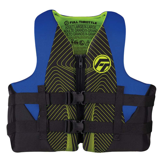 Full Throttle Adult RapidDry Life Jacket  2XL4XL  BlueBlack 14210050008022