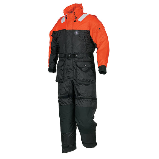Mustang Deluxe AntiExposure Coverall  Work Suit  OrangeBlack  Small MS217533S206