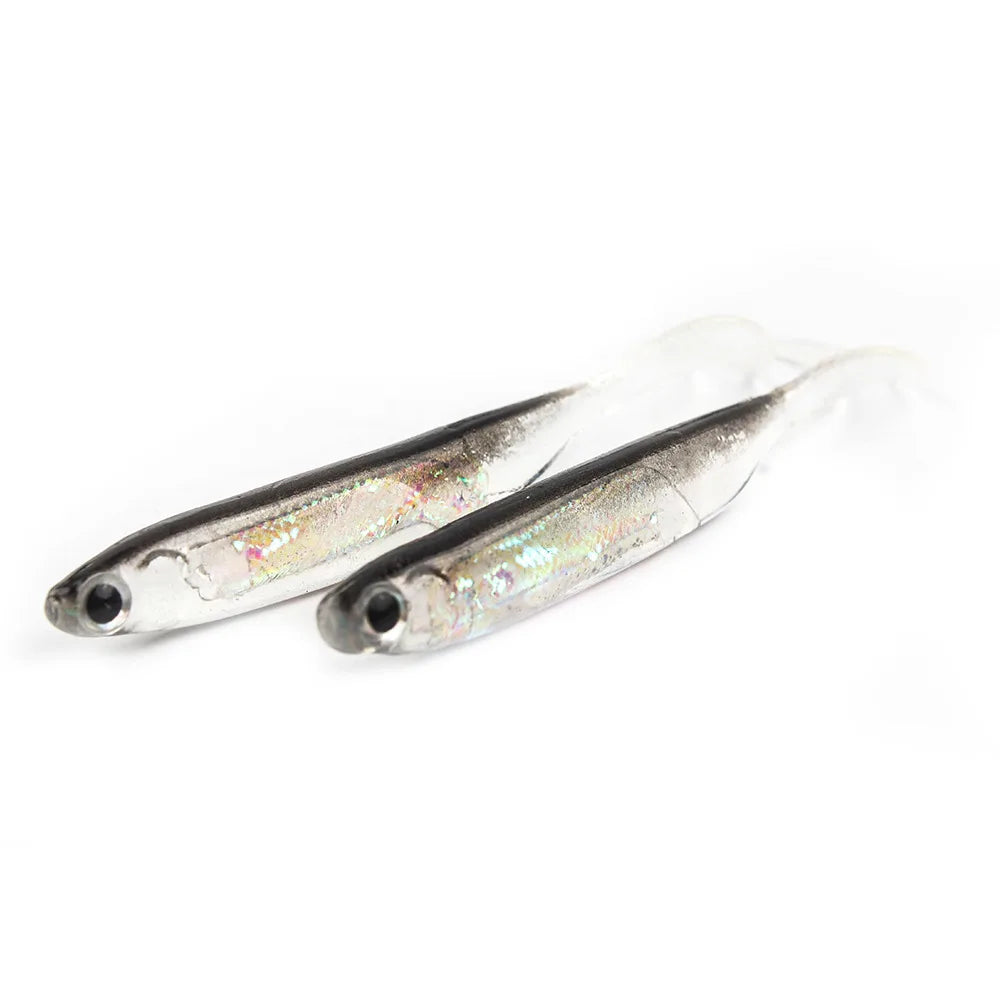 5Pcs/lot Fishing Soft Bait 7CM 7.5CM 1.7G 2.3G 2.7G T Tail fish