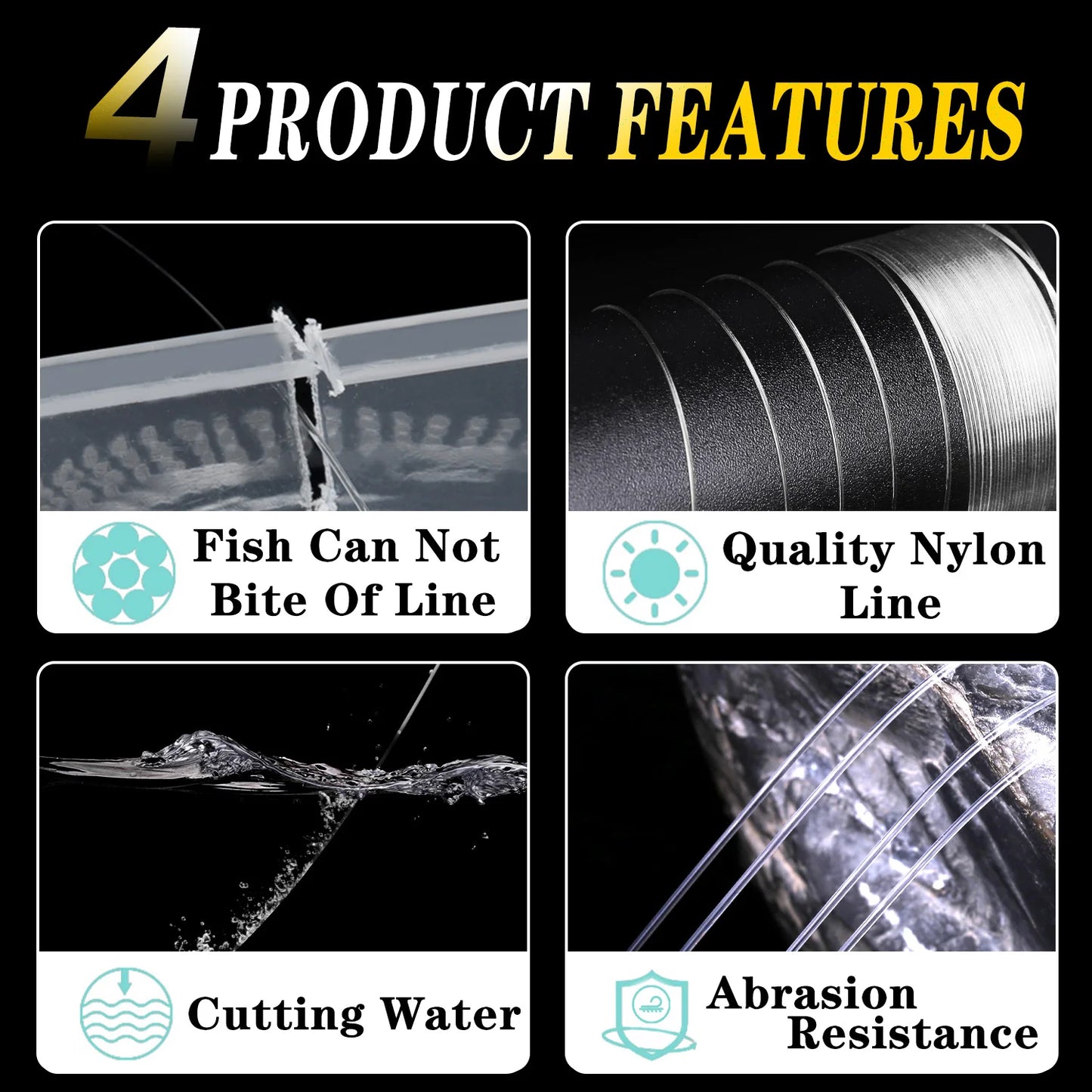 Sougayilang High Quality 100M Nylon Fishing Line Super Strong Japan