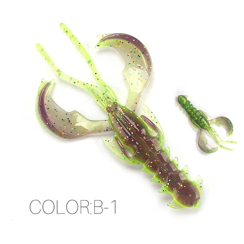 Supercontinent CRAZY 65mm/40mm Lobster Soft Lure Fishing Lures