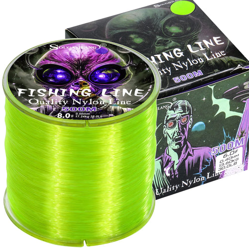 Sougayilang 500m Nylon Fishing Line Max Drag 7-38LB Super Stronger