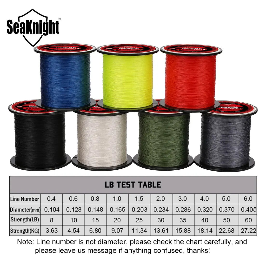 SeaKnight TriPoseidon Series 4 Strands Multifilament Fishing Line 300M