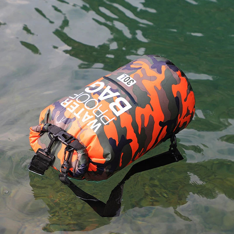 30L 15L Waterproof Dry Bags With Wet Separation Pocket Backpack For