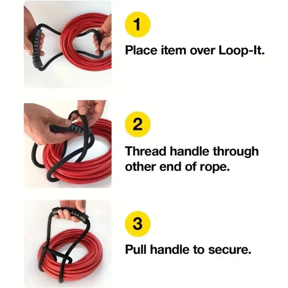 Versatile Storage Strap with Handle Organizer for Hoses,