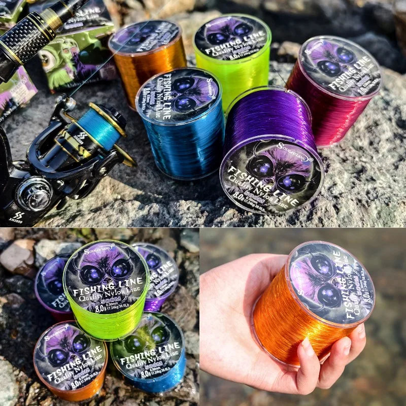 Sougayilang 500m Nylon Fishing Line Max Drag 7-38LB Super Stronger