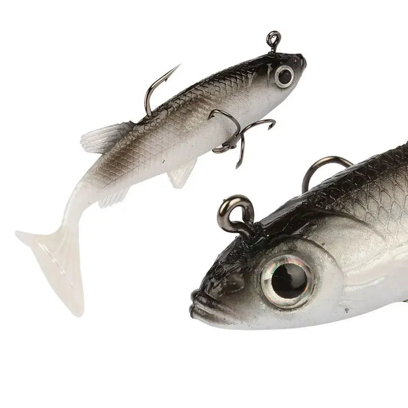 5pcs Kit Fishing Lure Soft Lure 8cm/ 2.8in Artificial Bait Cool