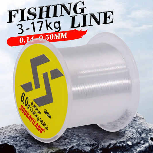 Sougayilang High Quality 100M Nylon Fishing Line Super Strong Japan