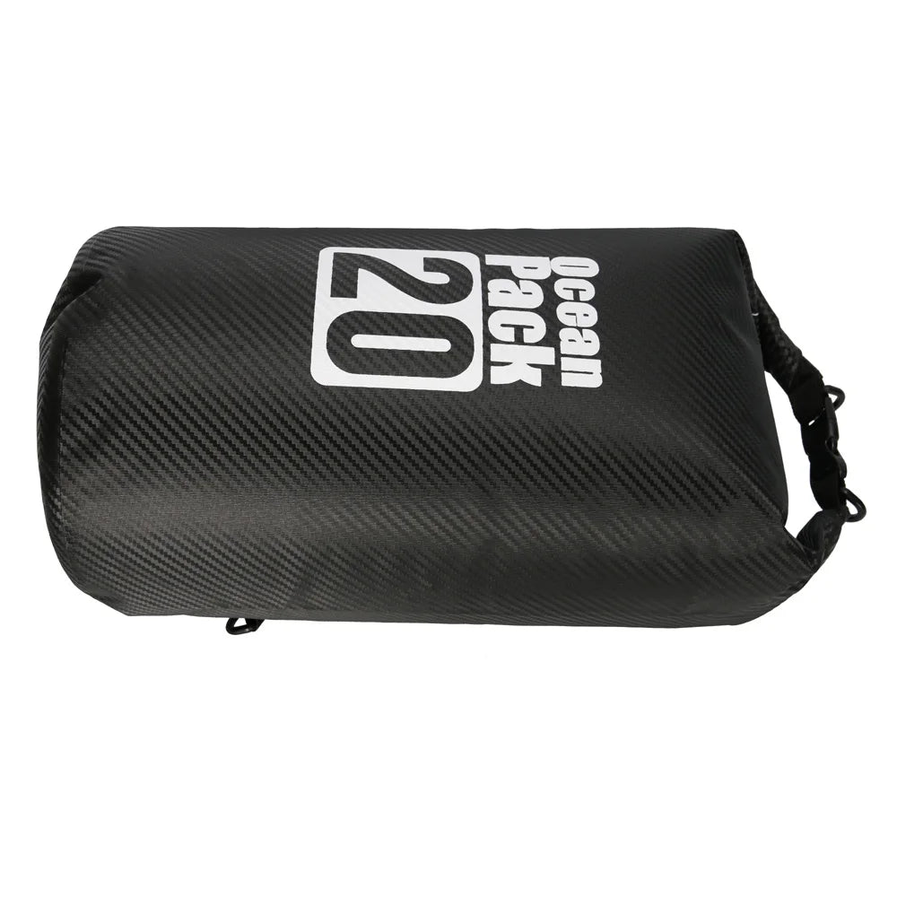 Carbon Fiber Waterproof Swimming Bag Dry Sack 2/3/5/10/15/20/30L