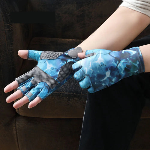 Riverruns Unisex Fingerless Fishing Gloves for Men And Women Suitable