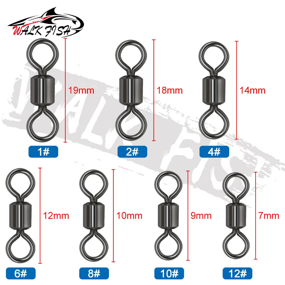 WALK FISH 50PCS/Lot 8-shaped Ring Connector Fishing Gear Strong