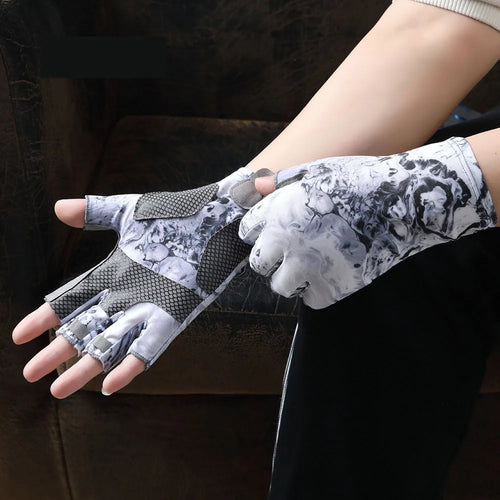 Riverruns Unisex Fingerless Fishing Gloves for Men And Women Suitable