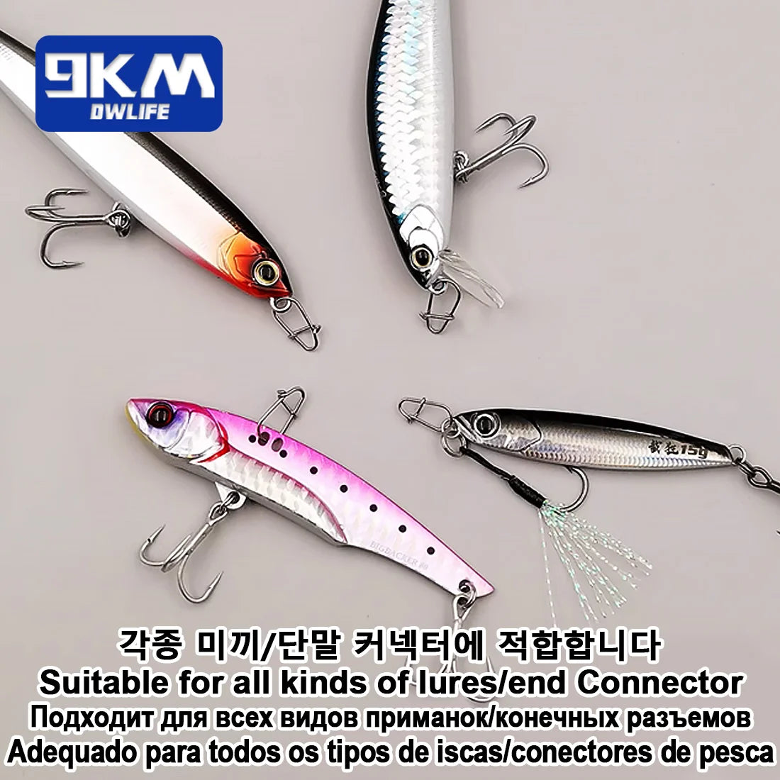 Fishing Snaps 50~200Pcs Fishing Clips Fast Crankbait Snaps Fishing