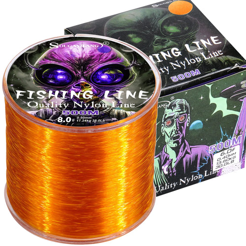Sougayilang 500m Nylon Fishing Line Max Drag 7-38LB Super Stronger