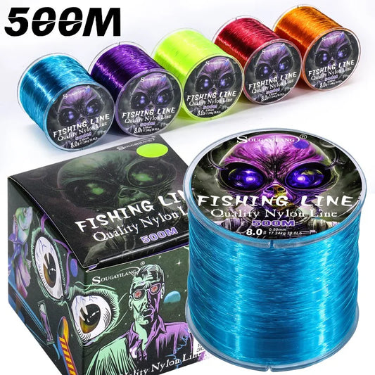 Sougayilang 500m Nylon Fishing Line Max Drag 7-38LB Super Stronger
