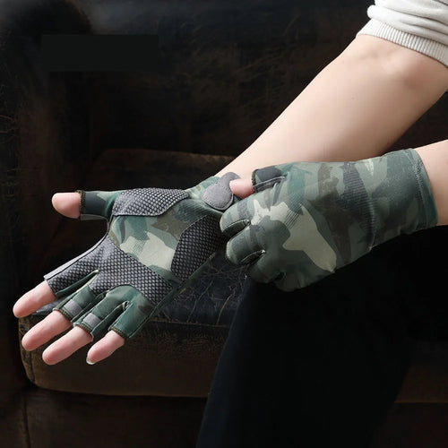 Riverruns Unisex Fingerless Fishing Gloves for Men And Women Suitable