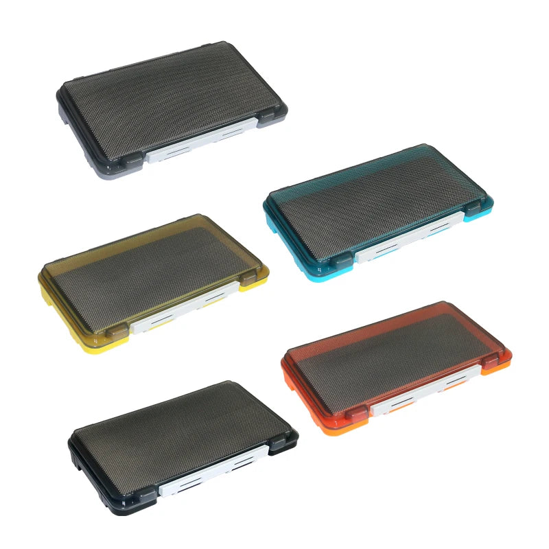 New Plastic Fishing Box Portable Sponge Pad Fly Lures Boxes Jig Head