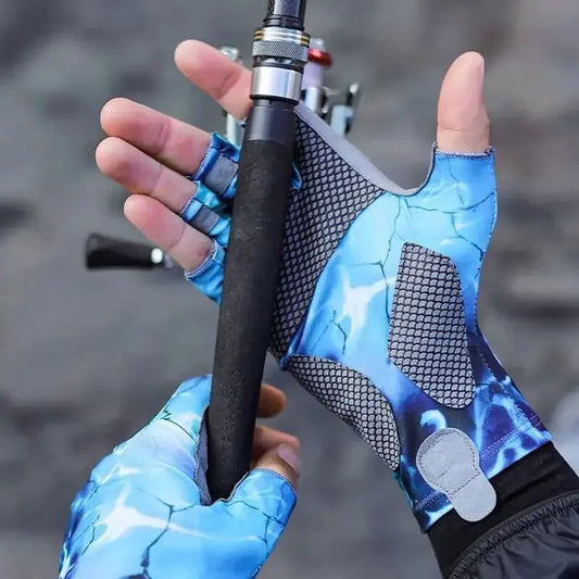 Riverruns Unisex Fingerless Fishing Gloves for Men And Women Suitable