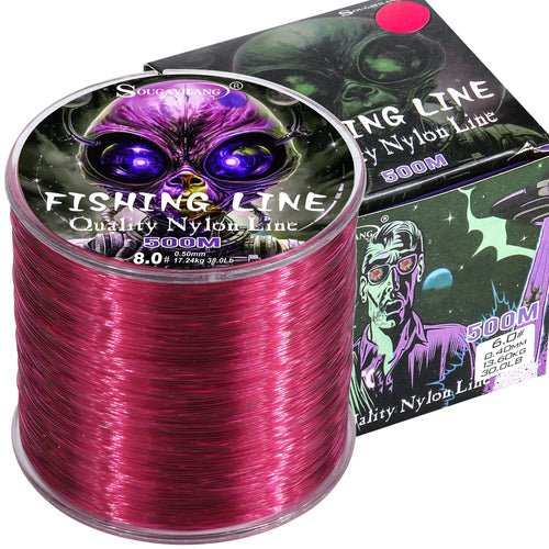 Sougayilang 500m Nylon Fishing Line Max Drag 7-38LB Super Stronger