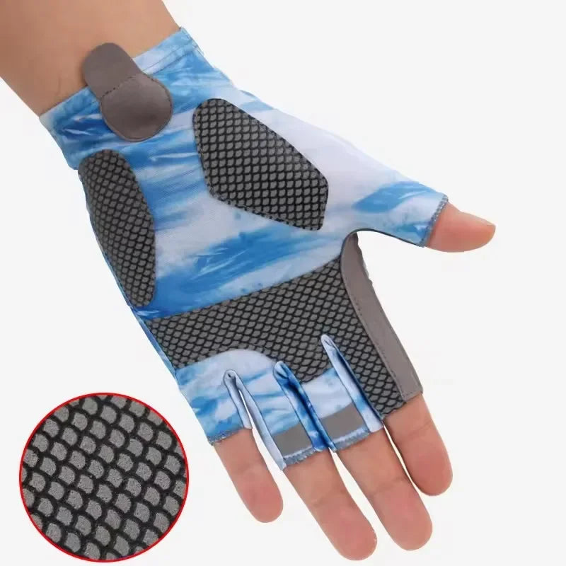 Riverruns Unisex Fingerless Fishing Gloves for Men And Women Suitable