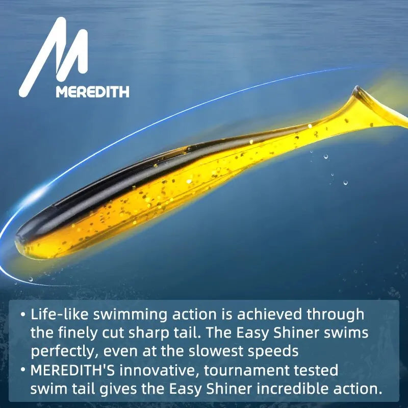 MEREDITH Easy Shiner Fishing Lures 50mm 65mm 75mm 100mm Wobblers Carp