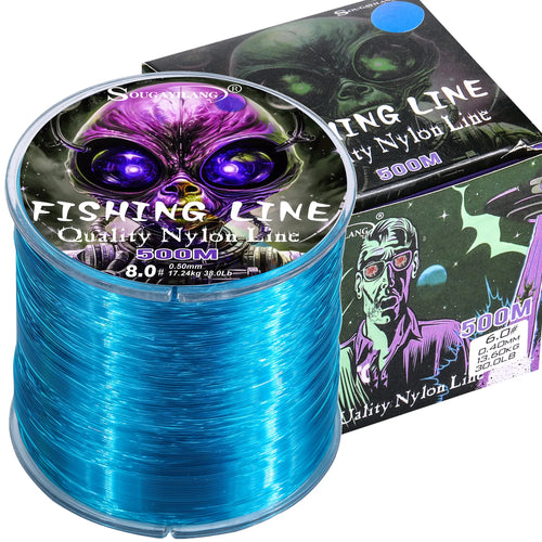 Sougayilang 500m Nylon Fishing Line Max Drag 7-38LB Super Stronger