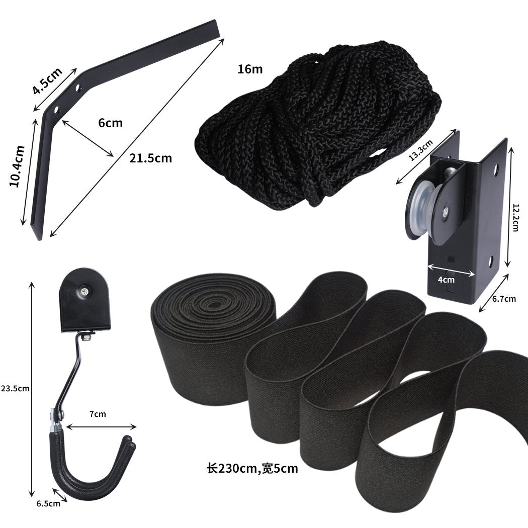 54KG Kayak Hoist  Bike/ Ladder Lift Pulley System Garage Ceiling